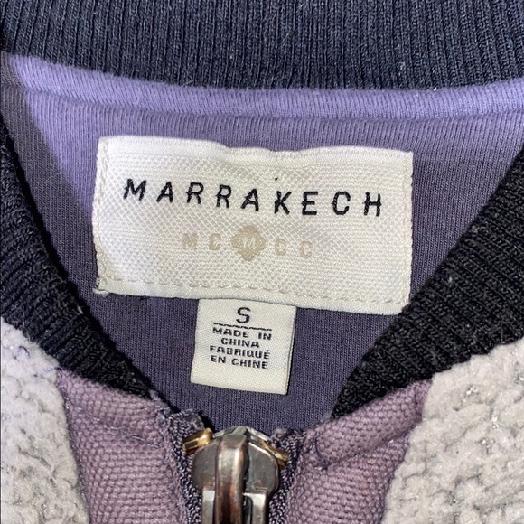 MARRAKECH Women's Gray Sherpa Jacket Small - Picture 2 of 8